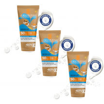 Loção para pele molhada La Roche-Posay Anthelios Dermo-Pediatrics SPF 50+ 3x200 ml