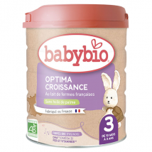Babybio Lait Infantile Optima Croissance 3ème Âge Bio 800g - Classique -