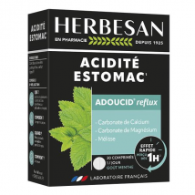 Herbesan Adoucid 30 Goût Menthe comprimés à croquer