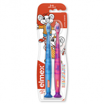 Elmex Brosse à Dents Enfant 3-6 ans Lot de 2 - Extra-Souple -