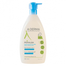 A-Derma Primalba Bébé Gel Lavant 2 en 1 750ml Bio pour Peau Normale, Peau Sensible, Peau Sèche à Très Sèche