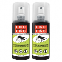 Cinq sur Cinq Lotion Anti-Moustiques Zones Tempérées Lot de 2 x 100ml