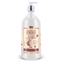Les Petits Bains de Provence Gel Douche Surgras sans Savon au Lait de Jument 1L