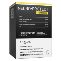 Aragan - Synactifs - NeuroProtect - Fonctionnement Cérébral - Oméga 3 - 60 capsules