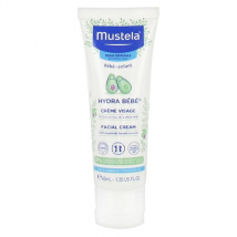 Mustela Soin Hydratant Hydra Bébé Crème Visage 40ml - Hydratant et Nourrissant - pour Peau Normale