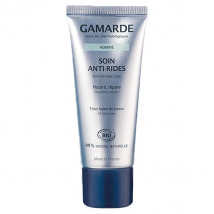 Gamarde Homme Soin Anti-Rides Bio 40ml pour Peau Normale, Peau Mixte, Peau Sensible