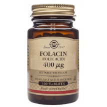 Solgar Folacín Ácido Fólico 400 mcg 100 Comprimidos