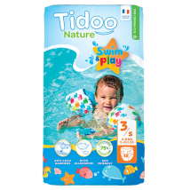 Tidoo Nature Swim & Play Couche de Bain Taille 3 12 couches jetables - Couche -