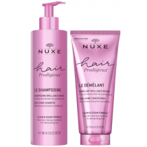 Nuxe Hair Prodigieux Shampoing Brillance Sublime 400 ml+ Après-Shampooing Brillance 200 ml