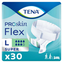 TENA Proskin Flex Change Avec Ceinture Super Taille L 30 unités