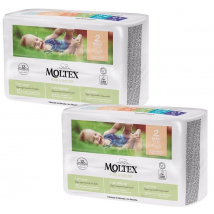 Moltex Pure&Nature Pañales Talla 2 Mini (3-6 Kg) 2x36 uds