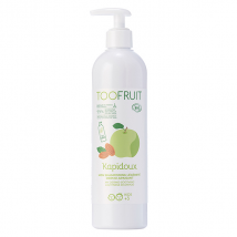Toofruit Enfant Cheveux Kapidoux Shampoing Dermo Apaisant Pomme Amande Bio 400ml Vegan