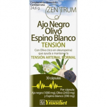 Zentrum Ajo Negro, Espino Blanco, Olivo 30 Cápsulas