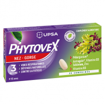 UPSA Phytovex Nez Gorge 3 Actions 20 comprimés