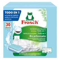 Frosch Ecológico Pastillas Lavavajillas con Bicarbonato 30 Dosis 540 gr