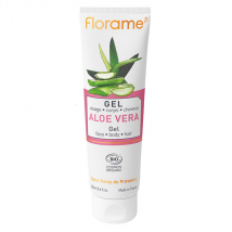 Florame Corps Gel Aloé Vera Bio 250ml - Hydratant et Nourrissant, Apaisant et Anti-irritation -