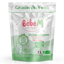 Bébé M Céréales et Légumes dès 6 mois Bio - 220g