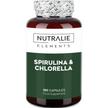 Nutralie Espirulina & Chlorella 1800mg 180 Cápsulas