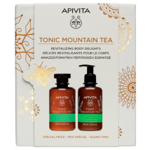 Apivita Tonic Mountain Tea Gel de Bain 250 ml + Lait Hydratant 200 ml