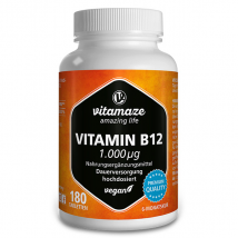 Vitamaze Vitamine B12 1000 μg 180 comprimés