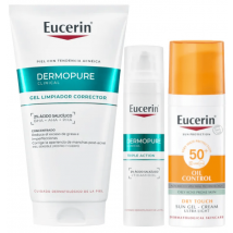 Routine de soins contre l'acné Eucerin Dermopure
