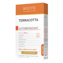 Biocyte Terracotta Autobronzant Hâle sublimé sans soleil - 30 gélules
