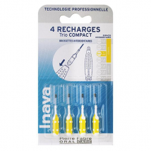 Inava Brossettes 3 Recharges Étroits 1mm Jaune - Manuel -
