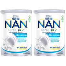 Nestlé Nan Expert Pro sin Lactosa 2x400 gr