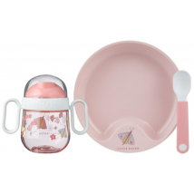 Little Dutch Vajilla de Bebé Mio Flores & Mariposas +6m 3 Piezas