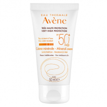 Avène Solaire Crème Minérale SPF50+ Visage 50ml pour Peau à problèmes