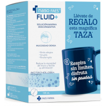 Naso faes Fluid+ Solución Marina Descongestiva 2x125ml + Taza REGALO