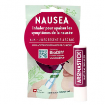 Aromastick Nausea – Inhaleur d'huiles essentielles Bio – Anti-Nausée