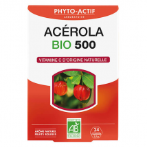 Phyto Actif Acerola Bio 500 24 comprimés