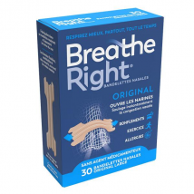 Breathe Right Bandelettes Nasales Original Large Nez Congestionné 30 unités