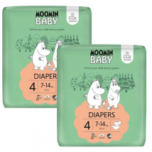 Moomin Baby Pañales Talla 4 (7-14 Kg) 2x42 uds