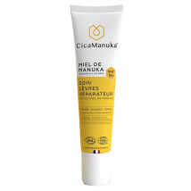 Cicamanuka Soin des Lèvres Réparateur au Miel de Manuka IAA15+ Bio 15ml - Apaisant,Nourrissant -