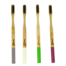Vamboo Cepillo Dientes Medio Cerdas Bambú Verde