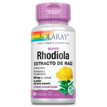 Super Rhodiola Solaray 60 Gélules Végétales