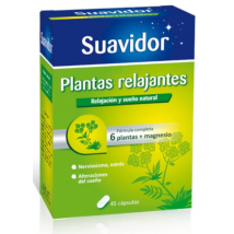 Suavidor Plantas Relajación y Sueño Natural 45 Cápsulas