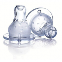 Nuby Tétines Flux Variables Lot de 2 - Anti-Colique AC -