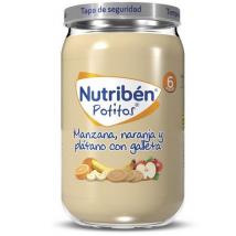 Nutriben Pomme Orange Banane avec Biscuit 235Gr