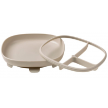 B.Box Plato 2en1 con Ventosa y Compatimentos Extraíbles Latte