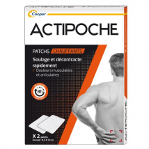 Actipoche Patchs Auto-Chauffants Douleurs Musculaires 2 unités