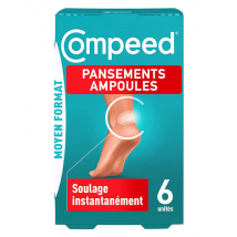 Compeed - Pansements Ampoules Moyen Format x6