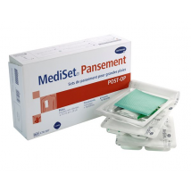 MediSet pansements POSTOP - Boîte de 3 - Grandes plaies (10 - 20 cm) - Waterproof, Protecteur -
