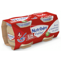 Nutribén Potitos Riz et Carottes au Poulet +4m 2x120 gr