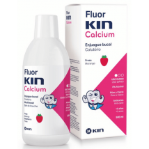 Kin FluorKin Colutório de Cálcio Sabor Morango 500 ml