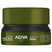Agiva Hair Styling Wax Matte Paste Green 03 155 ml