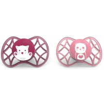 Nuvita Chupetes Tetina Anatómica +6m Rosa 2 uds