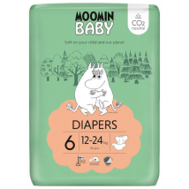 Moomin Baby Pañales Talla 6 (12-24 kg) 34 uds